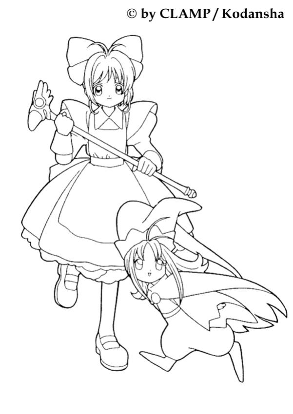 60 Cardcaptor Sakura Coloring Pages Printable 34