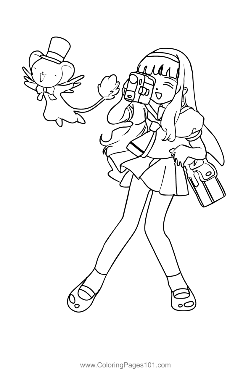 60 Cardcaptor Sakura Coloring Pages Printable 38