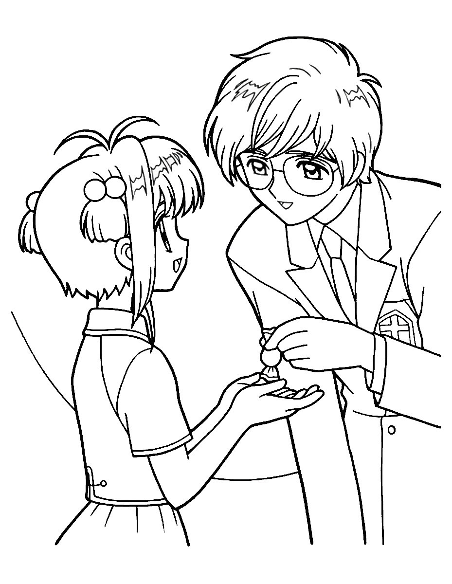 60 Cardcaptor Sakura Coloring Pages Printable 43