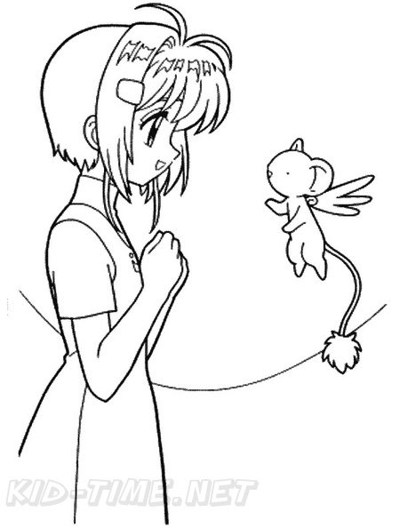 60 Cardcaptor Sakura Coloring Pages Printable 44