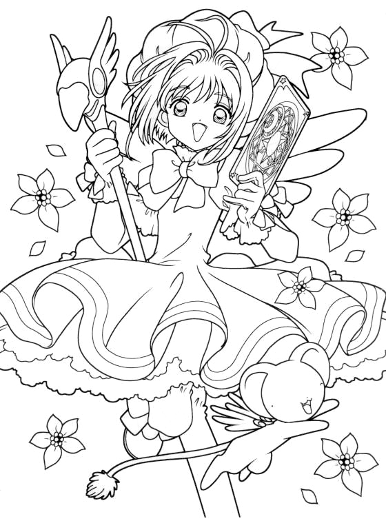 60 Cardcaptor Sakura Coloring Pages Printable 45