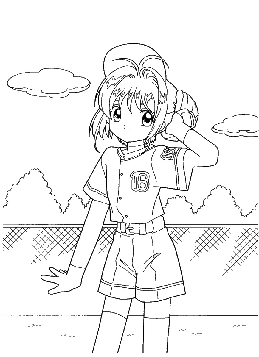 60 Cardcaptor Sakura Coloring Pages Printable 5