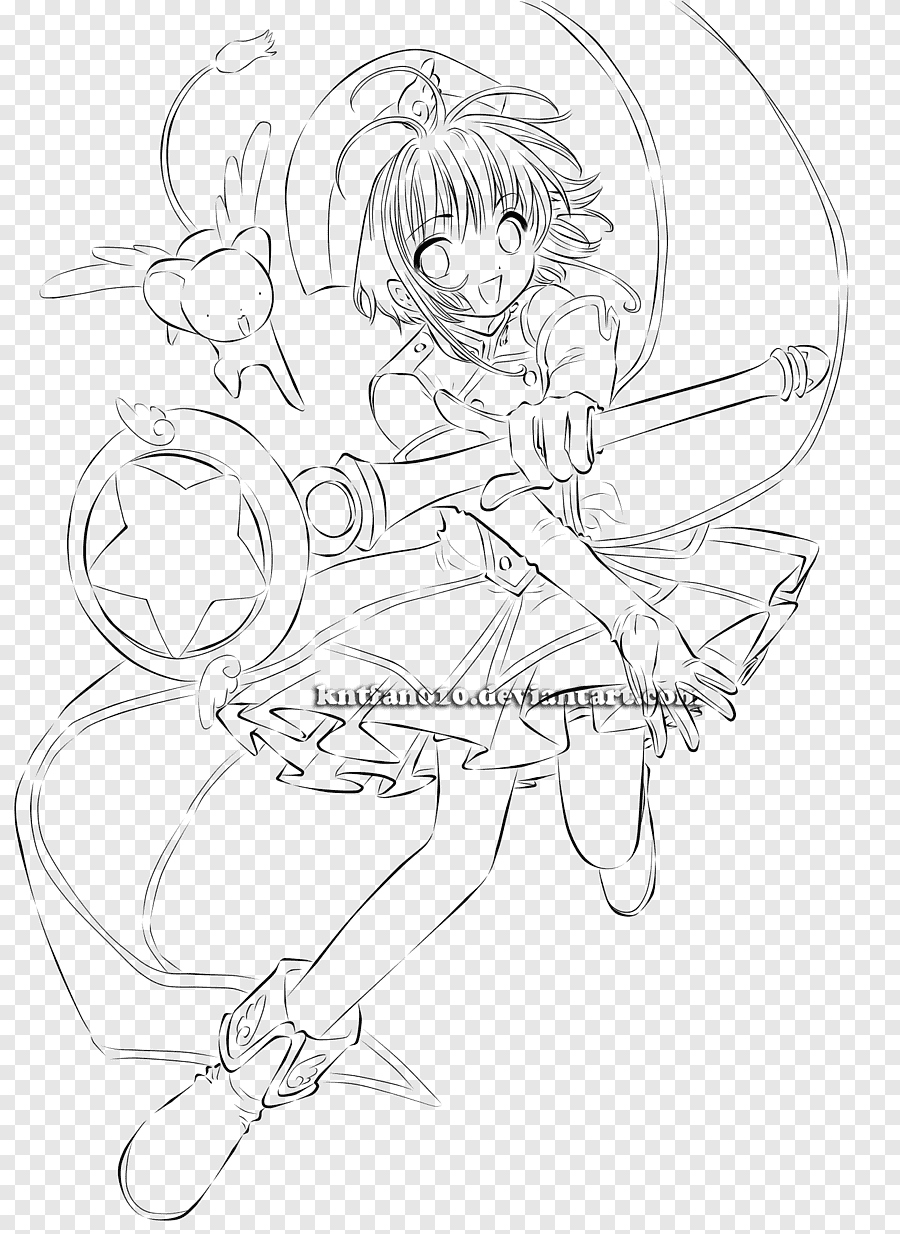 60 Cardcaptor Sakura Coloring Pages Printable 50