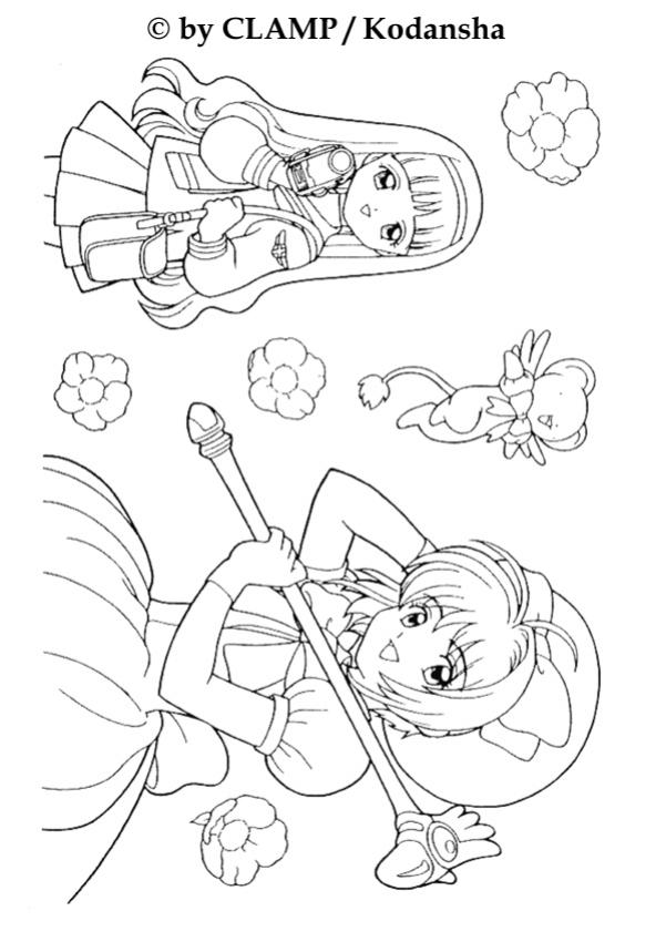 60 Cardcaptor Sakura Coloring Pages Printable 55