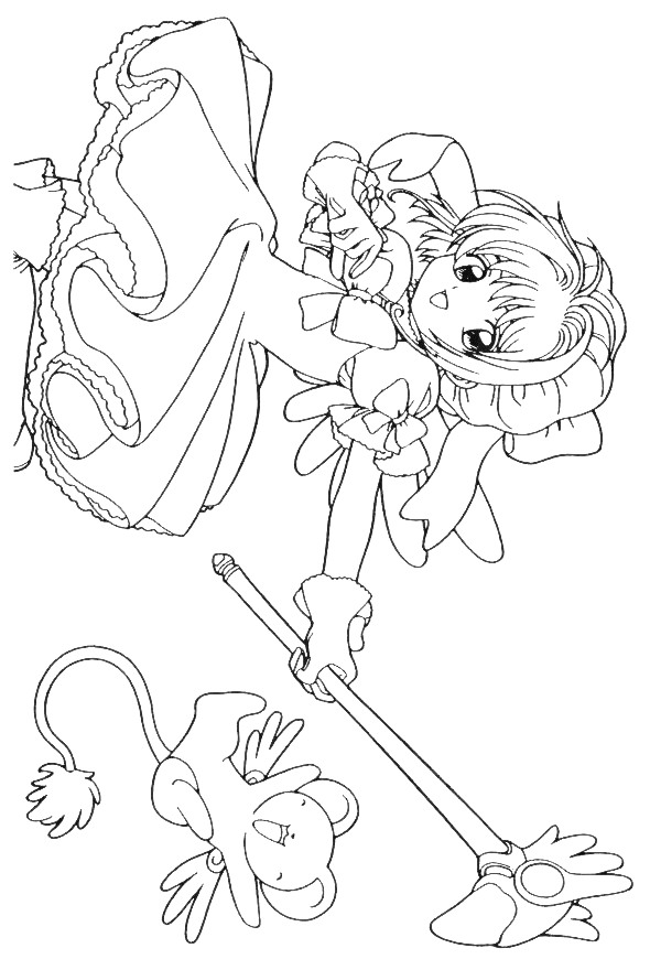 60 Cardcaptor Sakura Coloring Pages Printable 56