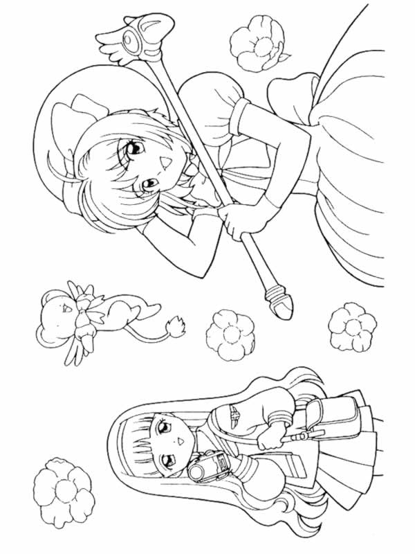 60 Cardcaptor Sakura Coloring Pages Printable 57