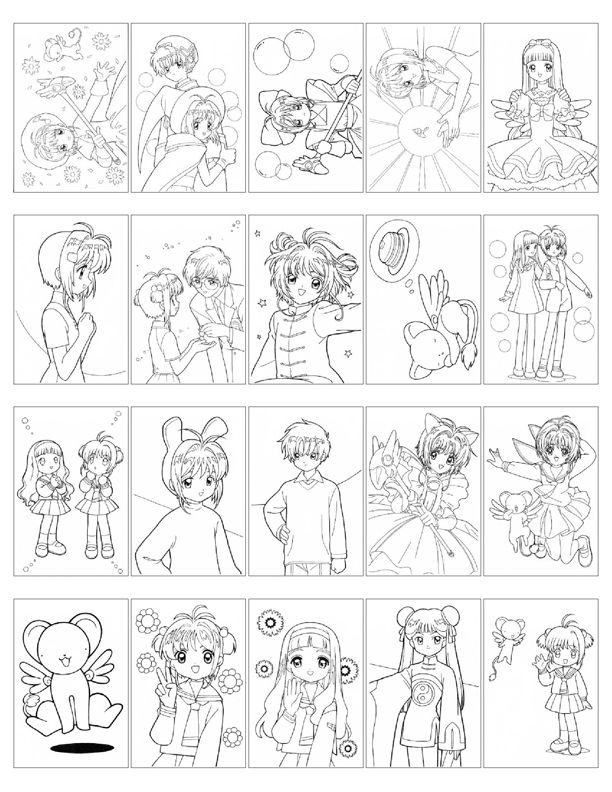 60 Cardcaptor Sakura Coloring Pages Printable 58