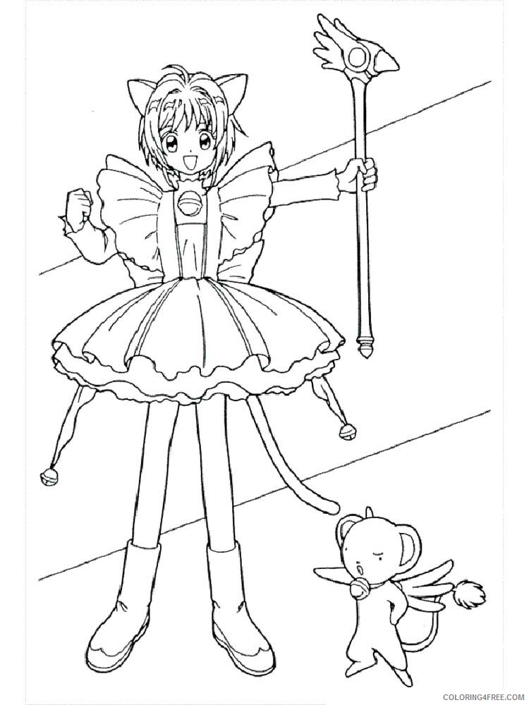 60 Cardcaptor Sakura Coloring Pages Printable 8