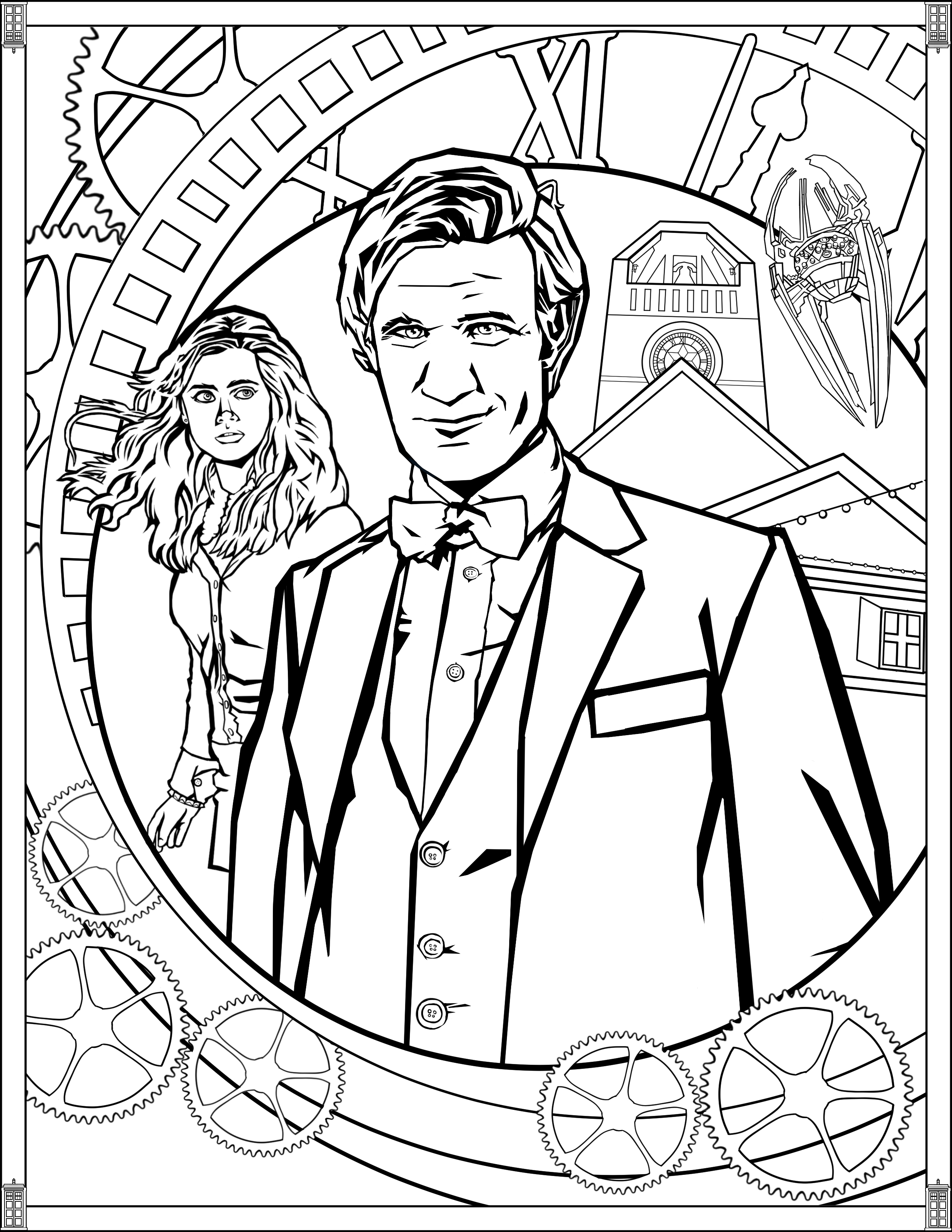 67 Doctor Who Coloring Pages Printable 10