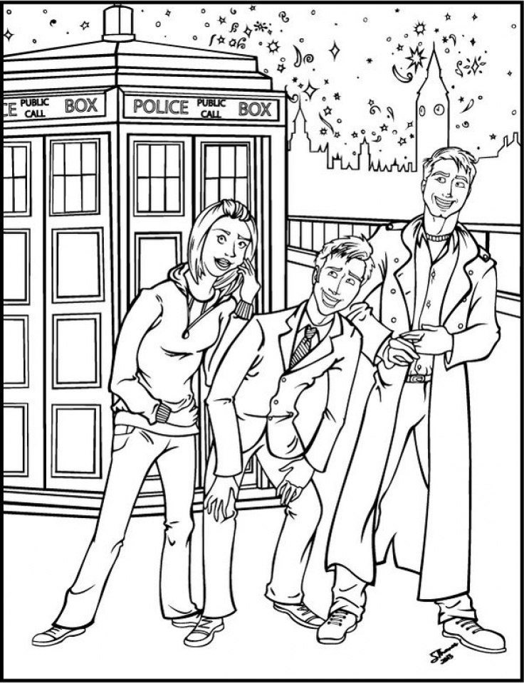 67 Doctor Who Coloring Pages Printable 20