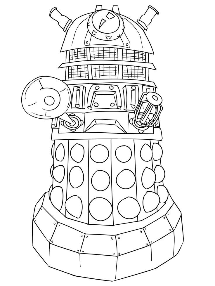 67 Doctor Who Coloring Pages Printable 21