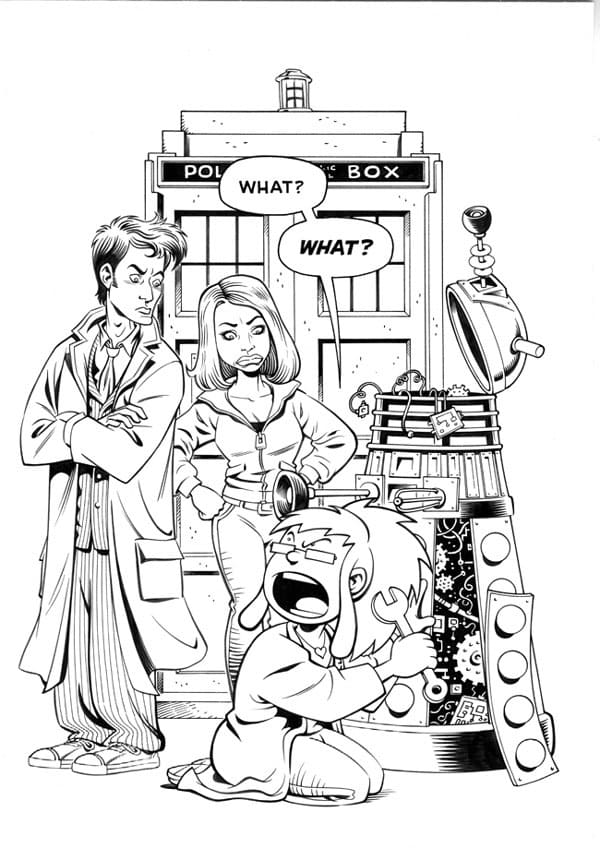 67 Doctor Who Coloring Pages Printable 30