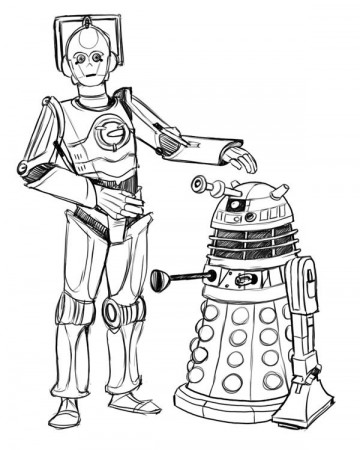 67 Doctor Who Coloring Pages Printable 40