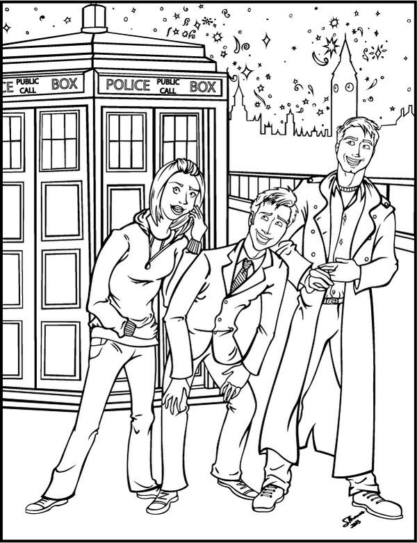 67 Doctor Who Coloring Pages Printable 46