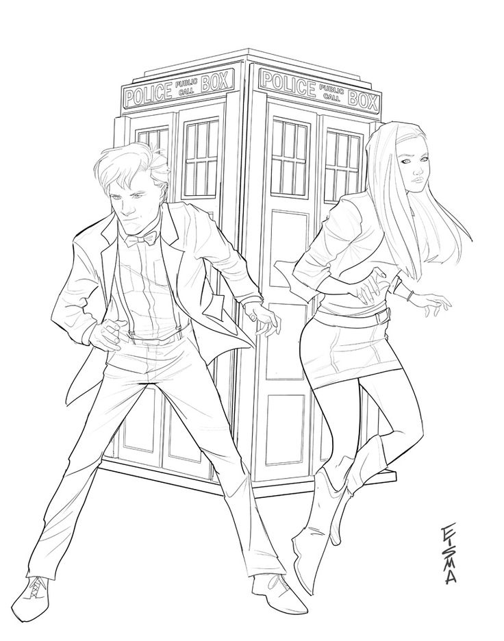 67 Doctor Who Coloring Pages Printable 62