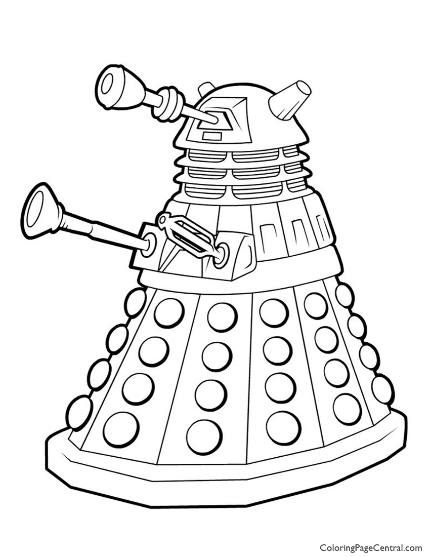 67 Doctor Who Coloring Pages Printable 7