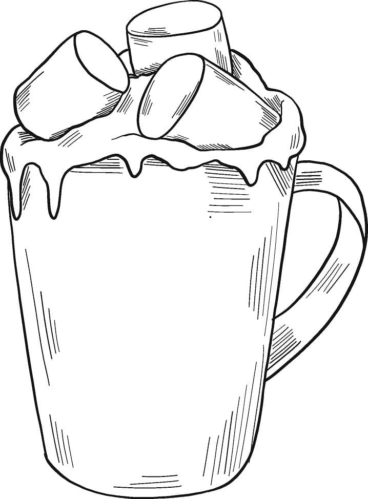 69 Delicious Chocolate Coloring Pages Printable 25