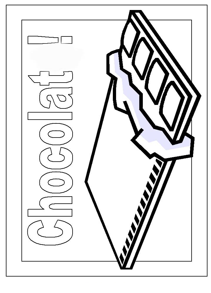 69 Delicious Chocolate Coloring Pages Printable 28