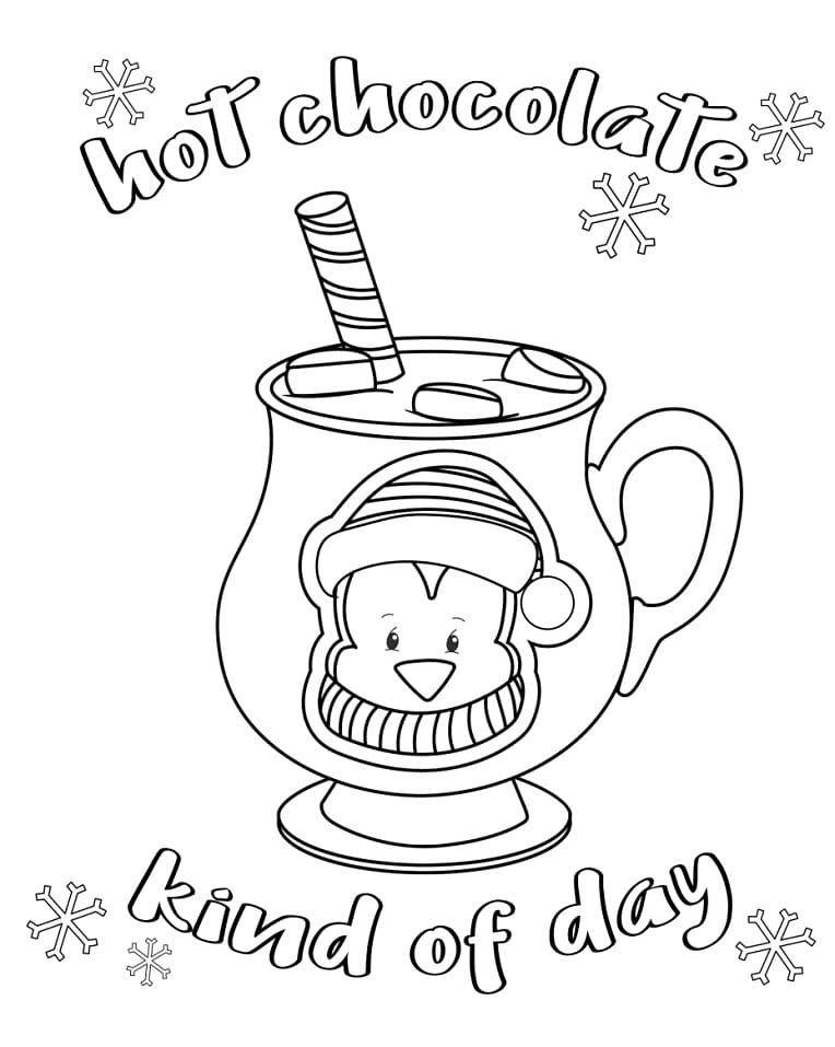 69 Delicious Chocolate Coloring Pages Printable 41