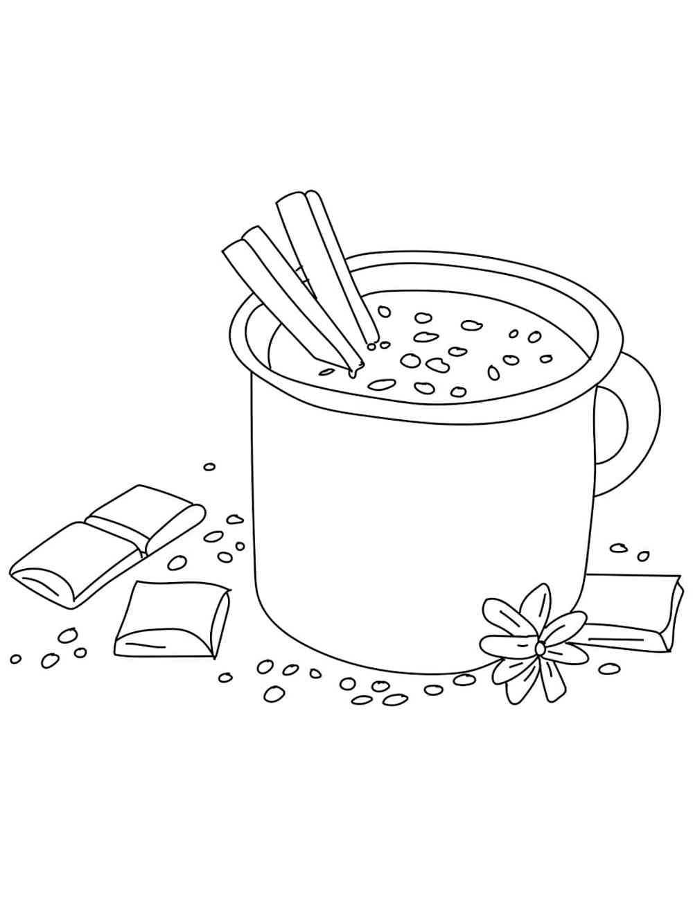 69 Delicious Chocolate Coloring Pages Printable 47