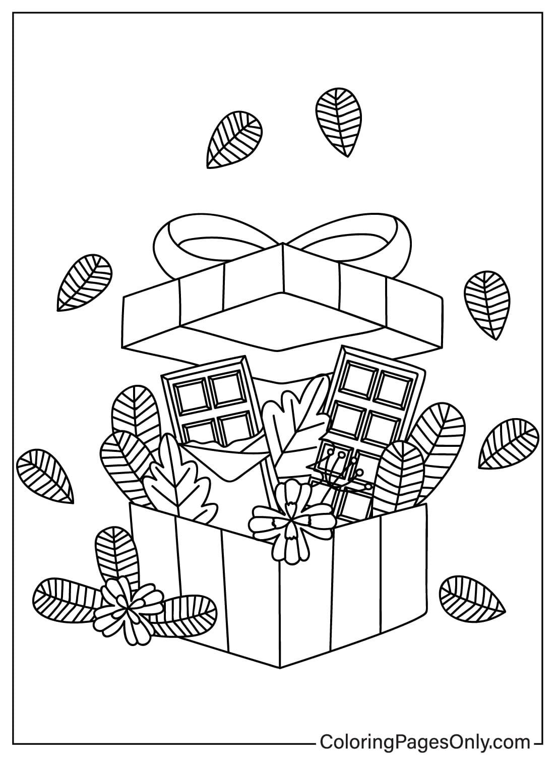 69 Delicious Chocolate Coloring Pages Printable 54