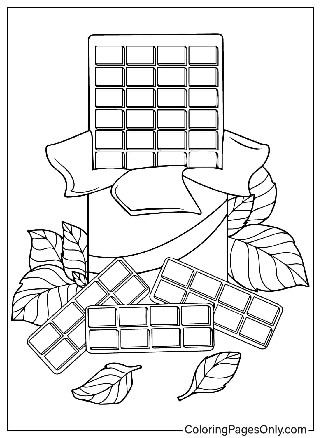 69 Delicious Chocolate Coloring Pages Printable 62