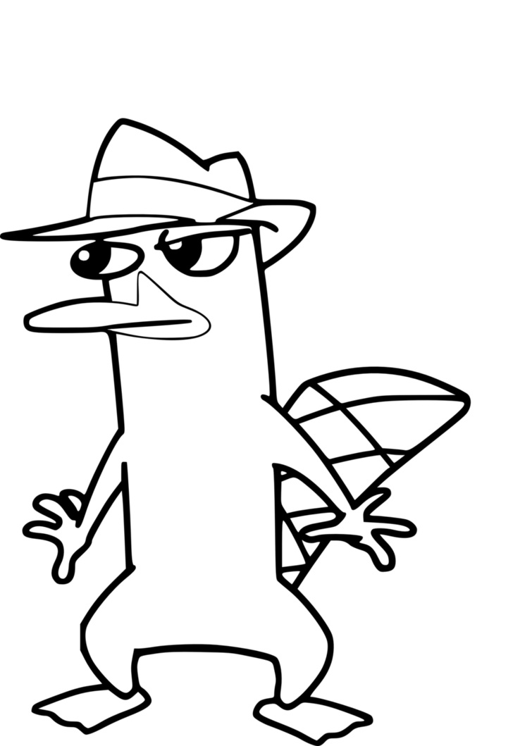 73 Free Printable Perry The Platypus Coloring Pages 11