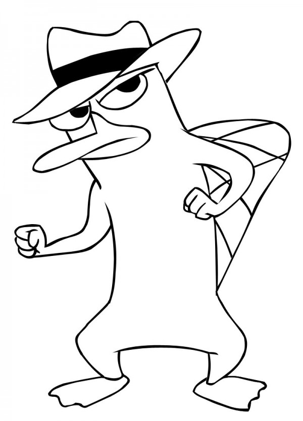 73 Free Printable Perry The Platypus Coloring Pages 13