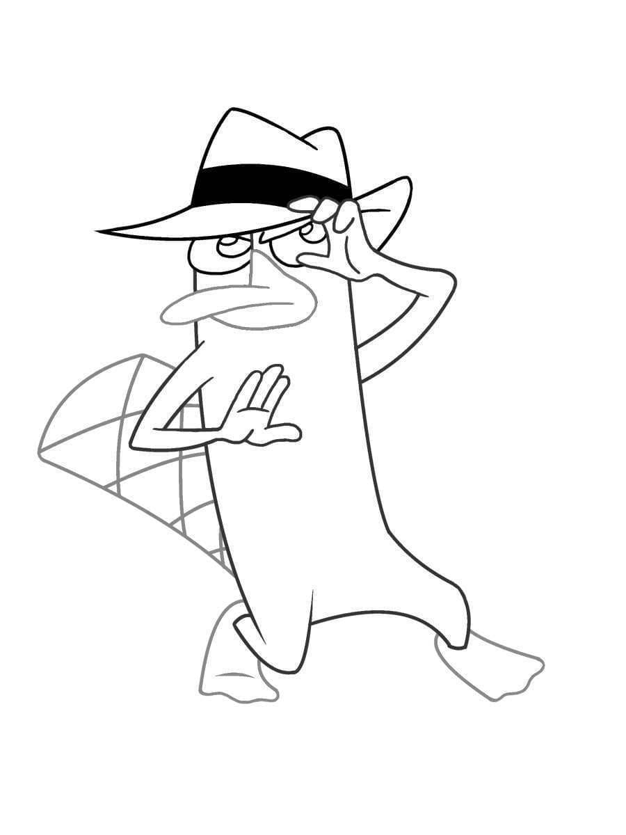 73 Free Printable Perry The Platypus Coloring Pages 18