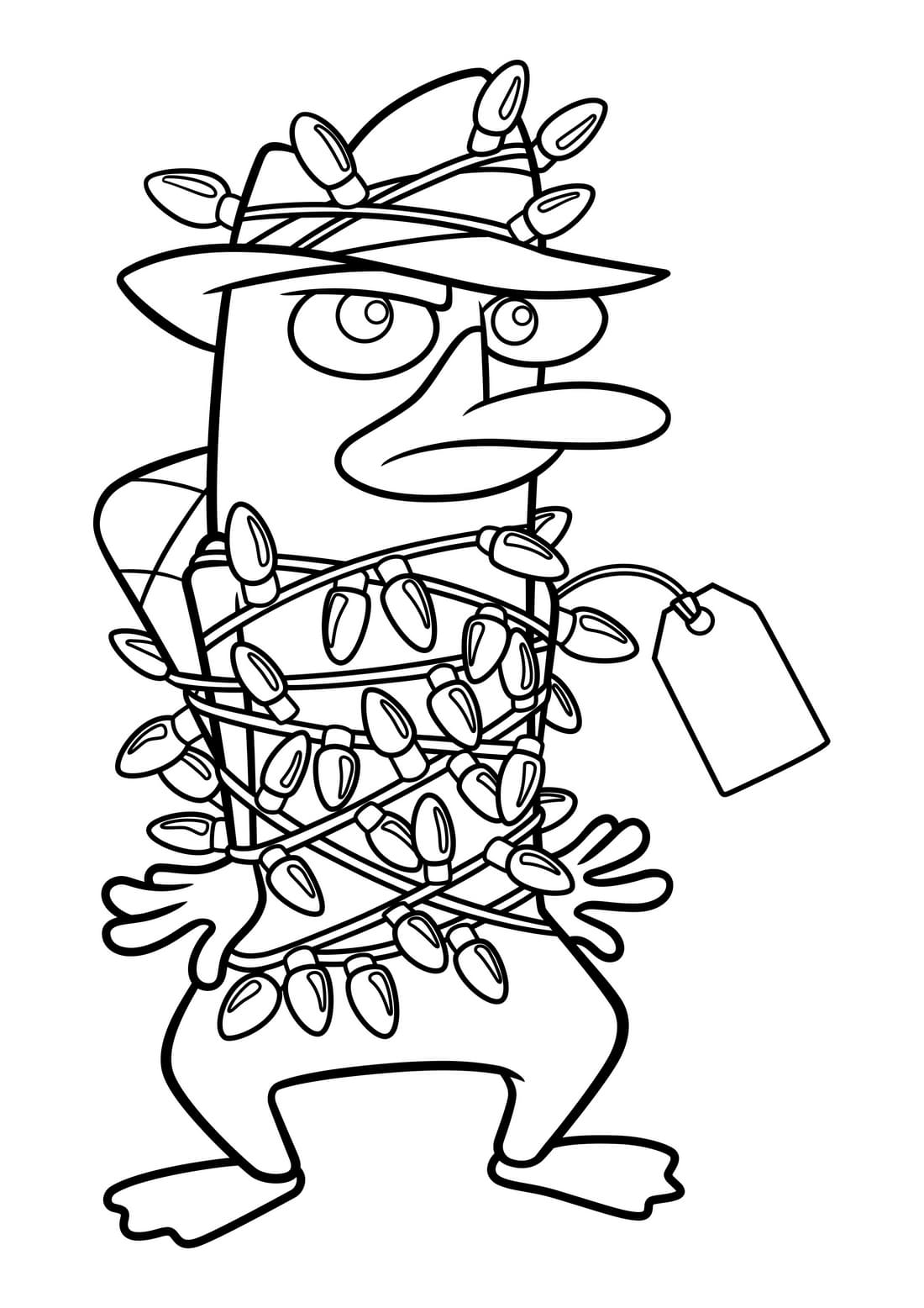 73 Free Printable Perry The Platypus Coloring Pages 19