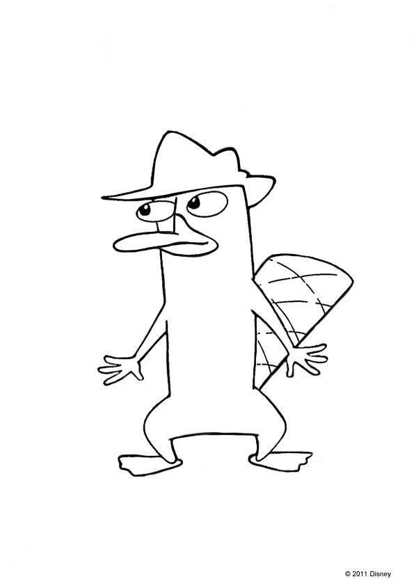 73 Free Printable Perry The Platypus Coloring Pages 30