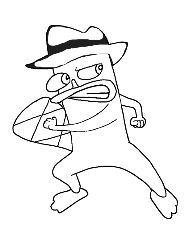 73 Free Printable Perry The Platypus Coloring Pages 5