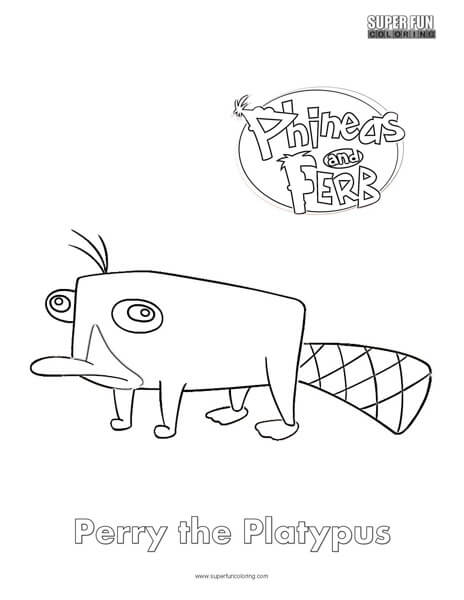 73 Free Printable Perry The Platypus Coloring Pages 54