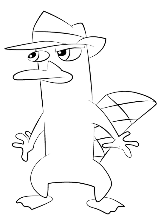 73 Free Printable Perry The Platypus Coloring Pages 61