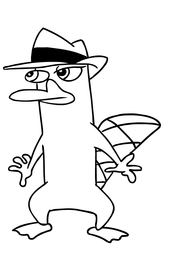 73 Free Printable Perry The Platypus Coloring Pages 62