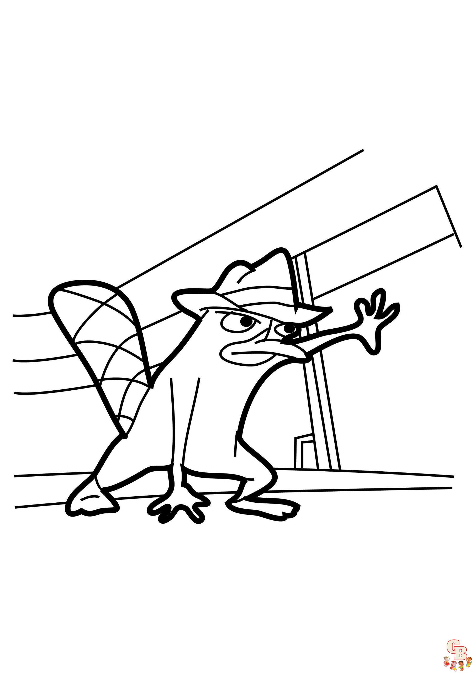 73 Free Printable Perry The Platypus Coloring Pages 72