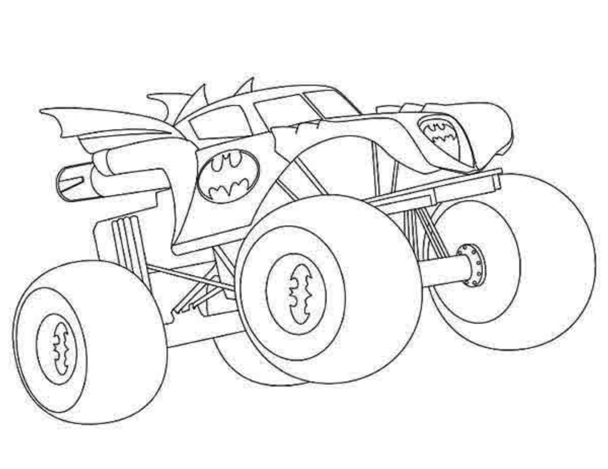 75 Monster Truck Coloring Pages for Kids Printable 13