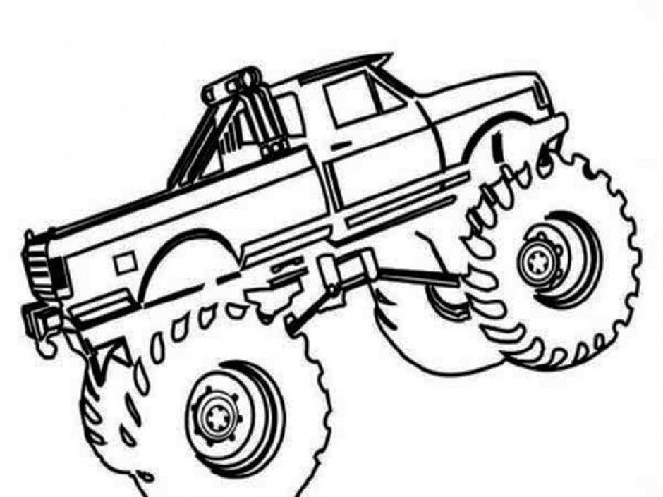 75 Monster Truck Coloring Pages for Kids Printable 21