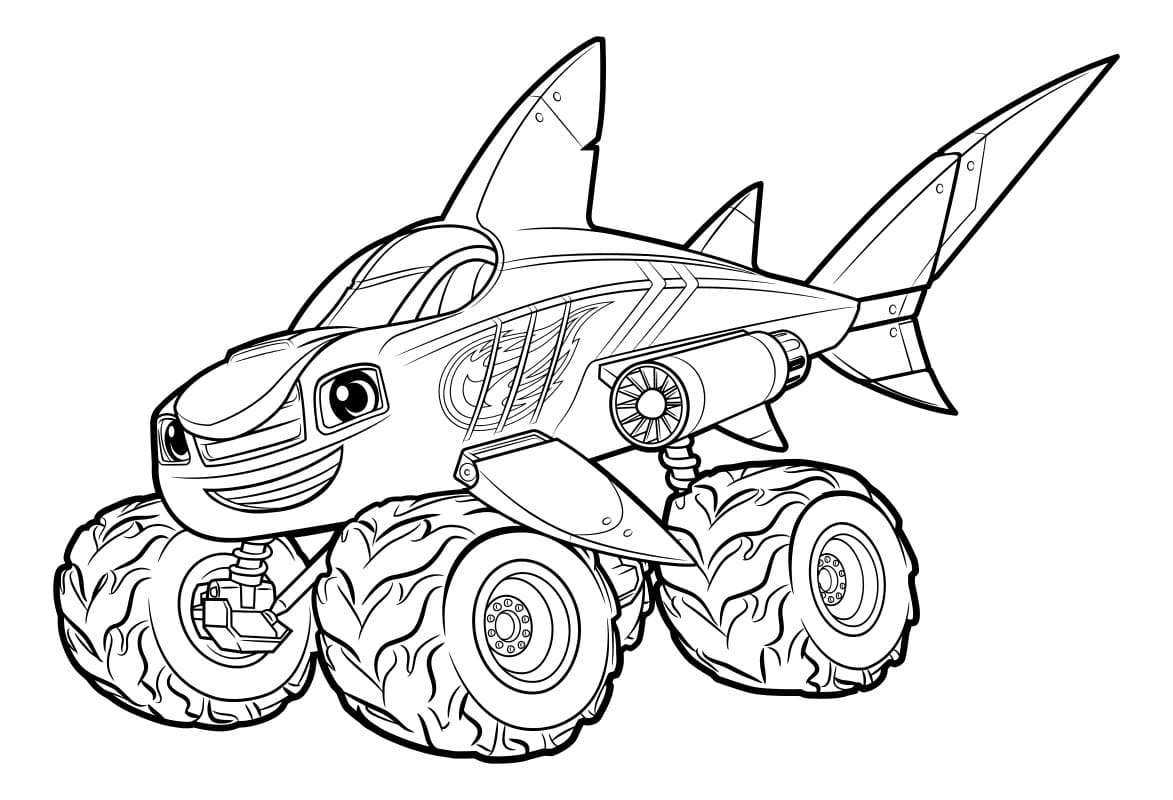 75 Monster Truck Coloring Pages for Kids Printable 32