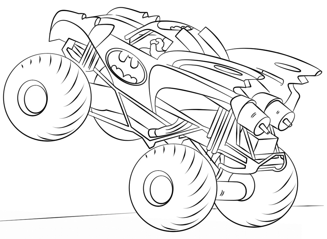 75 Monster Truck Coloring Pages for Kids Printable 33