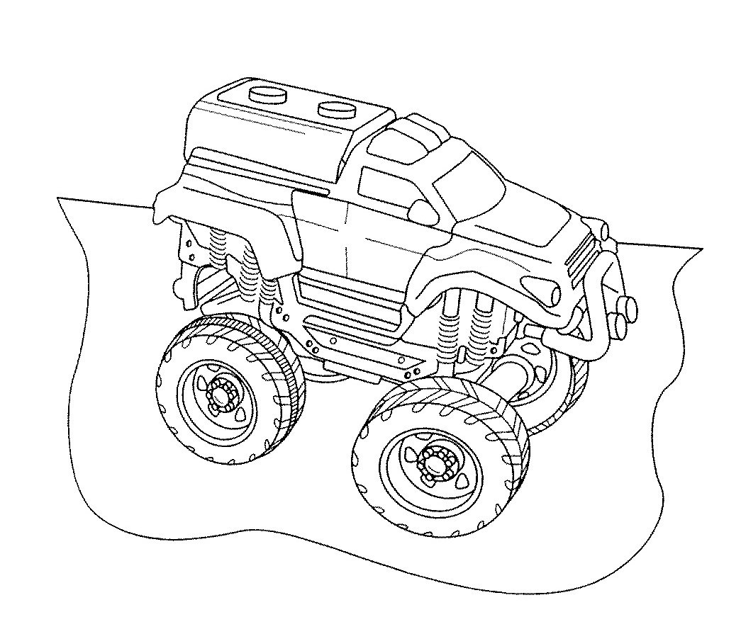 75 Monster Truck Coloring Pages for Kids Printable 37