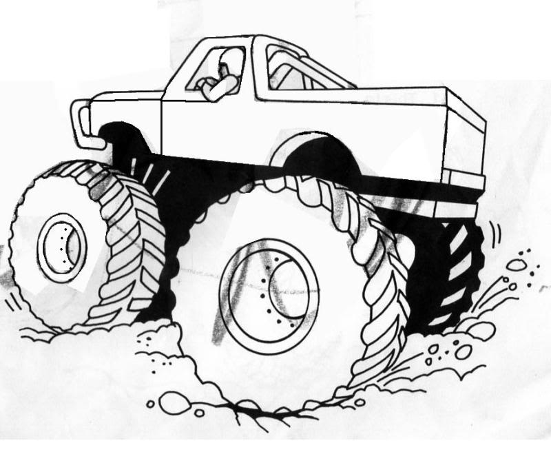 75 Monster Truck Coloring Pages for Kids Printable 48