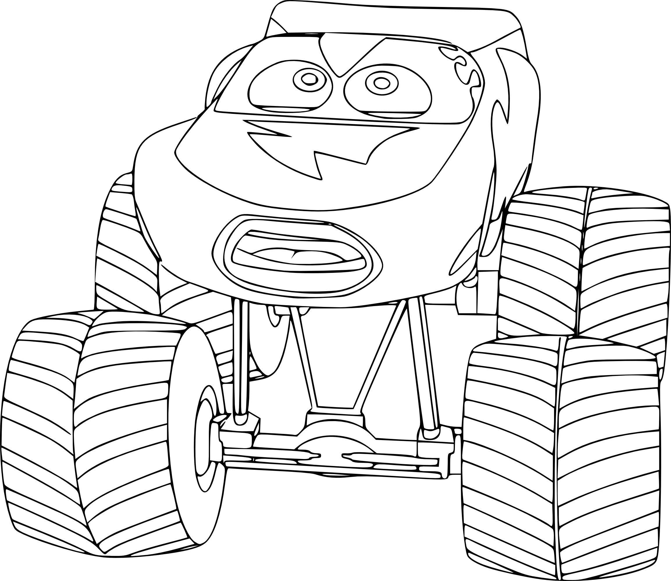 75 Monster Truck Coloring Pages for Kids Printable 51