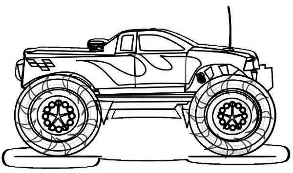 75 Monster Truck Coloring Pages for Kids Printable 57