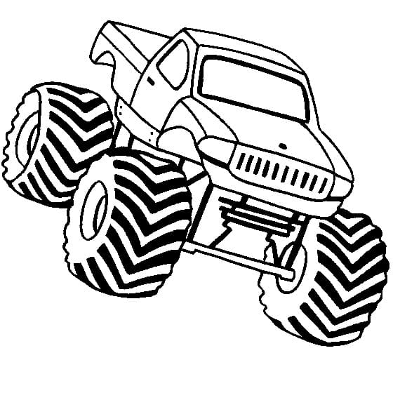 75 Monster Truck Coloring Pages for Kids Printable 64