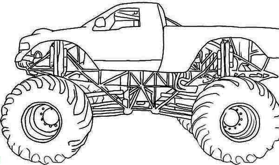 75 Monster Truck Coloring Pages for Kids Printable 68