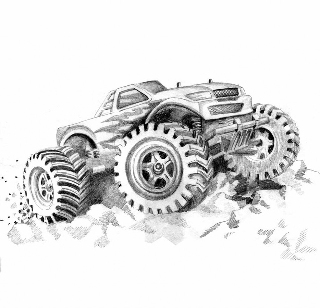 75 Monster Truck Coloring Pages for Kids Printable 71