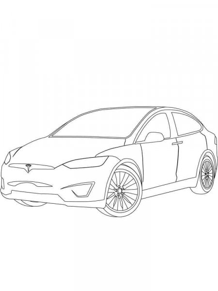 76 Cool Tesla Coloring Pages Printable 12