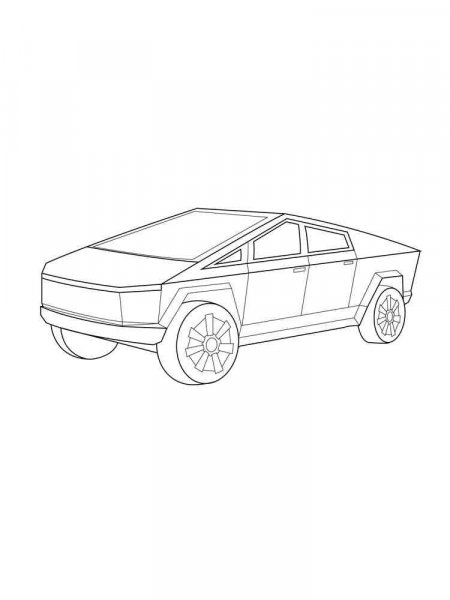 76 Cool Tesla Coloring Pages Printable 13