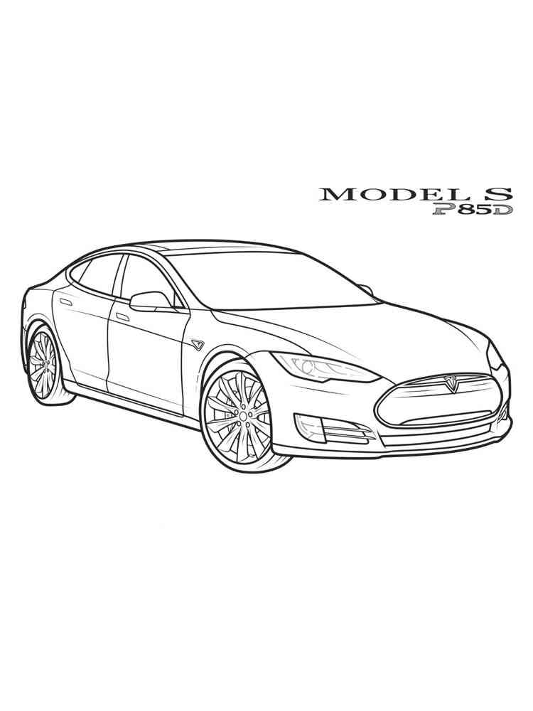 76 Cool Tesla Coloring Pages Printable 35